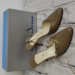 VINTAGE John Jerro Sling Back Heels Need Repair 8N
